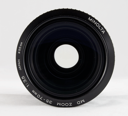 Animation showing aperture closing