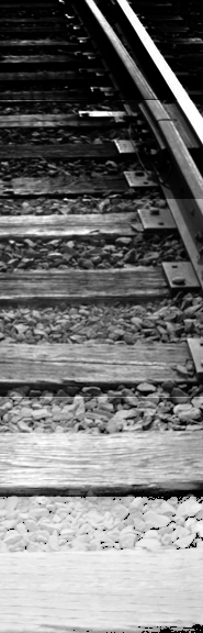 Black and white print test strip